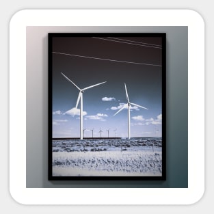 Ethereal Wind Turbines Sticker